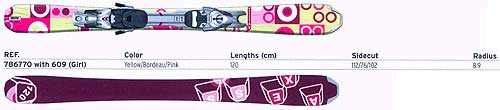 SALOMON 2007. Axess 120 (girl)