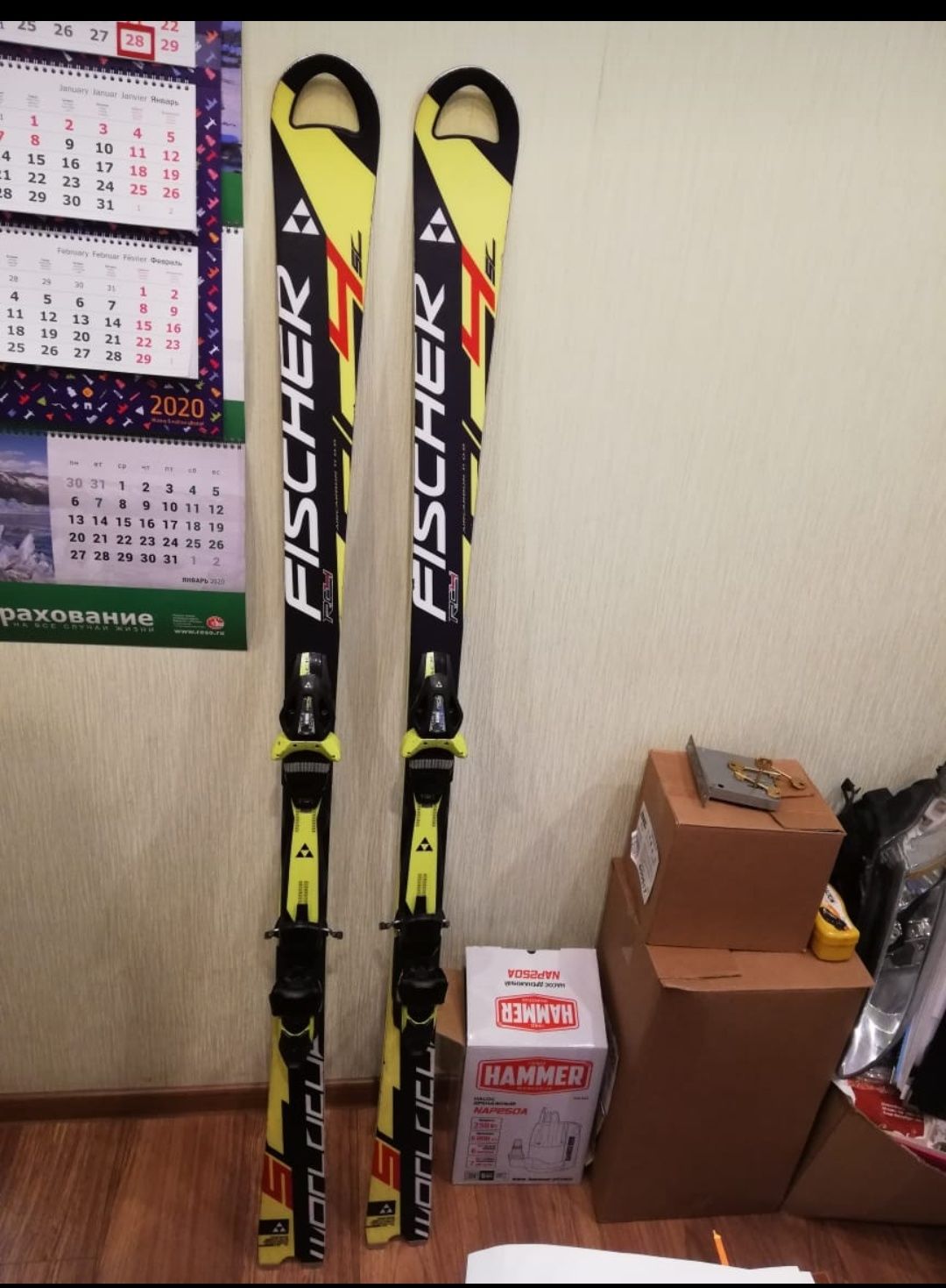 Горные лыжи Fischer rc4 WORLDCUP SL Jr