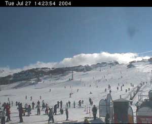 Снег и погода на горнолыжных курортах 26 июля