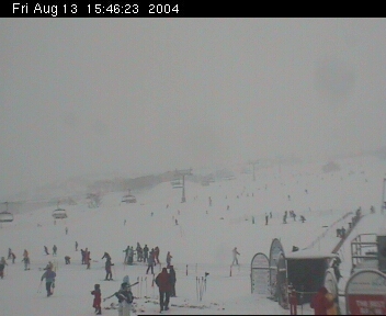 Снег и Погода на горнолыжных курортах 12 августа