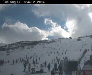 Снег и Погода на горнолыжных курортах 16 августа