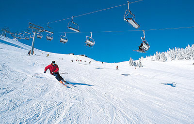 Новый шестиместный подъемник региона SkiWelt