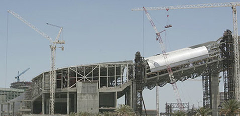 Курорт в стадии строительства — июль 2005 года (фото с сайта skidxb.com)