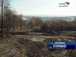 В Гороховце началось строительство горнолыжной трассы