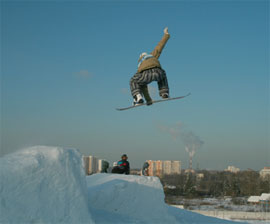 31 января 2009 года в один из таких холодных дней состоялось Первенство Москвы по сноуборду в дисциплинах биг-эйр и параллельный слалом