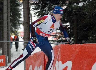 Катерина Нойманнова. Спринт. Нове Место (Чехия), январь 2005. Фото: www.neumannova.cz
