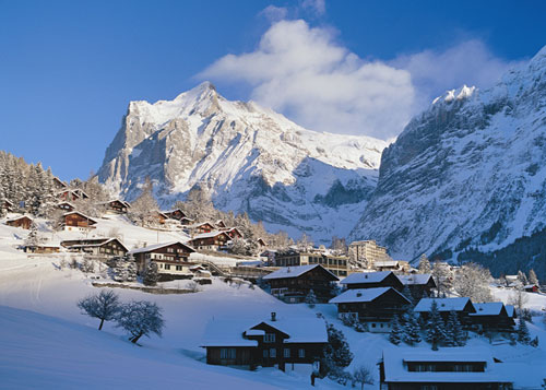 Гриндельвальд на фоне Веттерхорна