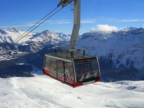 Подъемник на Piz Nair