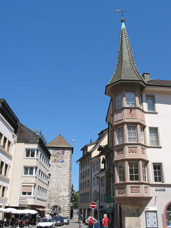 Улица Oberstadt и башня Obertor