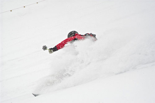 Ледник, ратраченная трасса