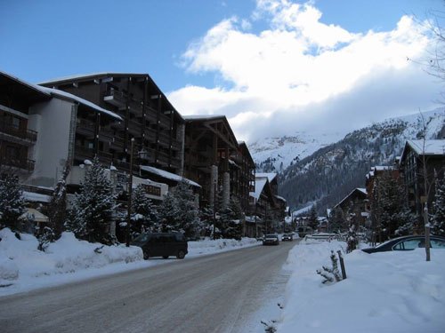 Центр поселка Валь д'Изер