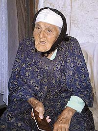 Сархат Рашидова, жительница горного аула Верхний Зидьян в Дагестане прожила 131 год