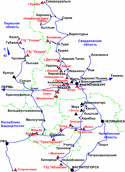 Маршрут южноуральск