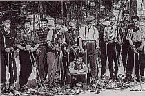 Горнолыжники из Адамса, 1940 г.