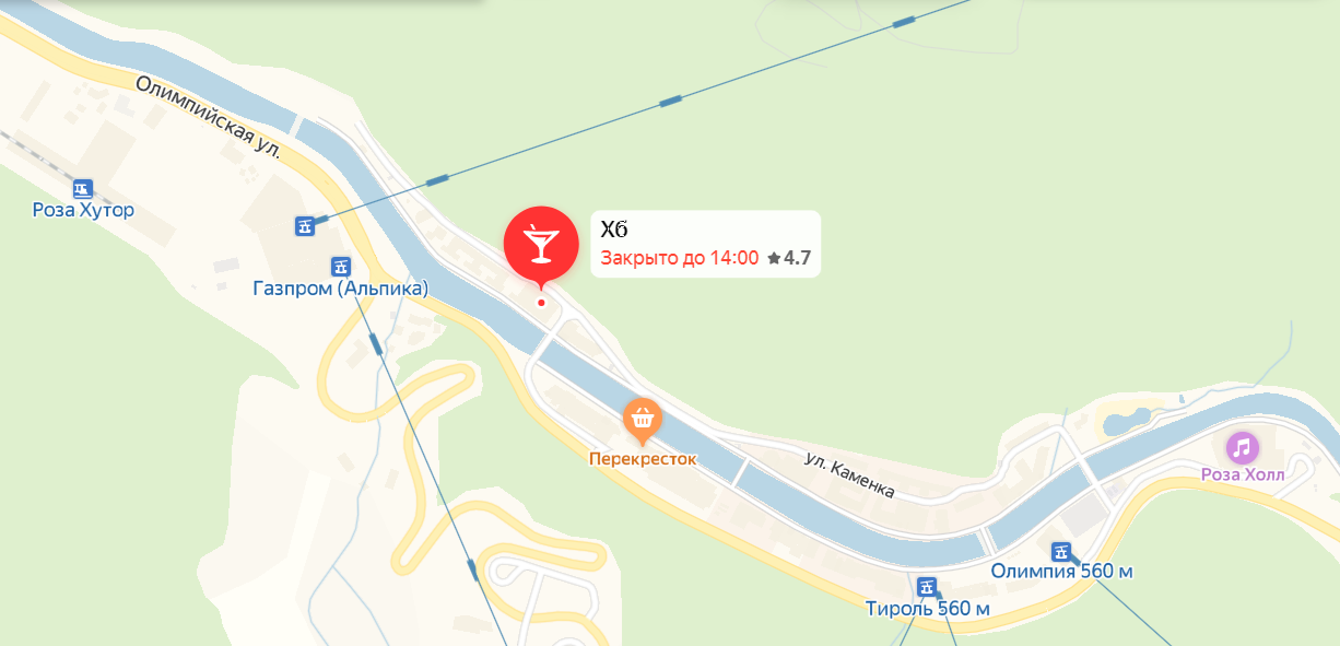 Где поесть сочи карта