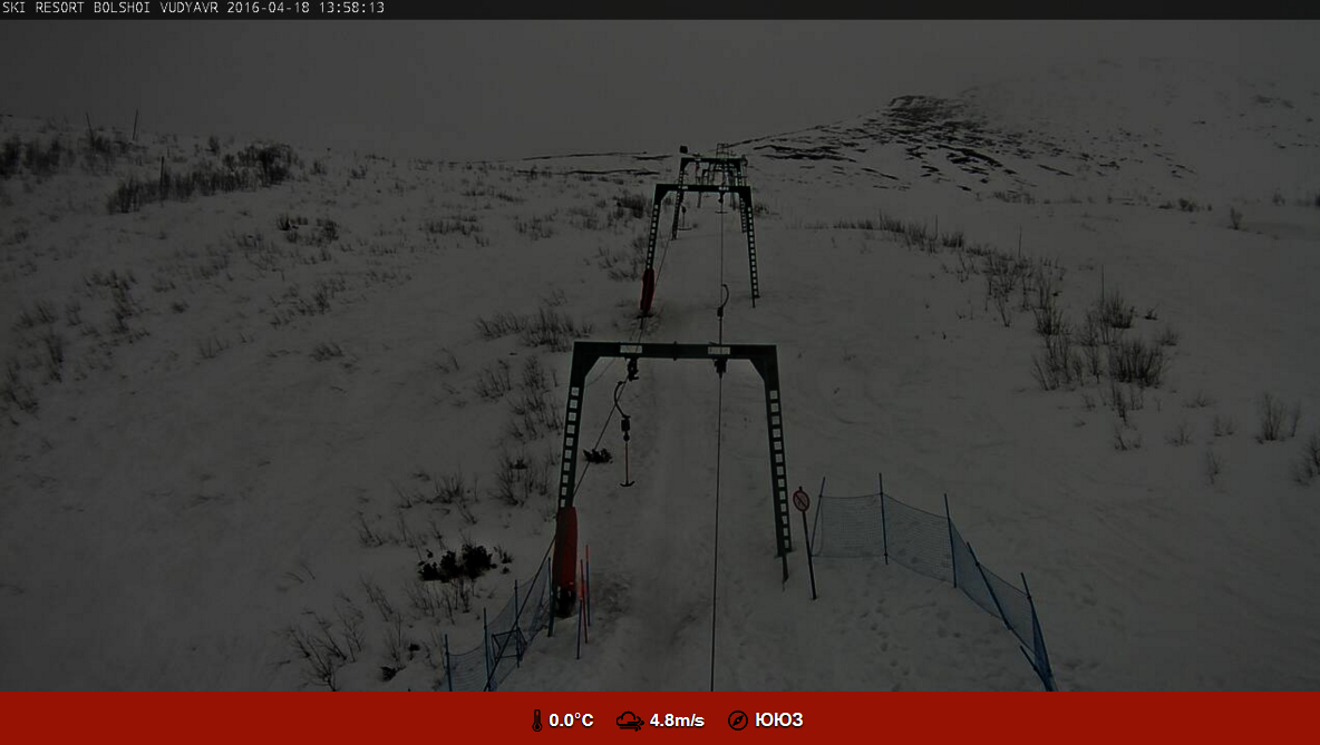 Вудъявр горнолыжный курорт веб камеры. 3б на малый Вудъявр по 4-му контрфорсу.