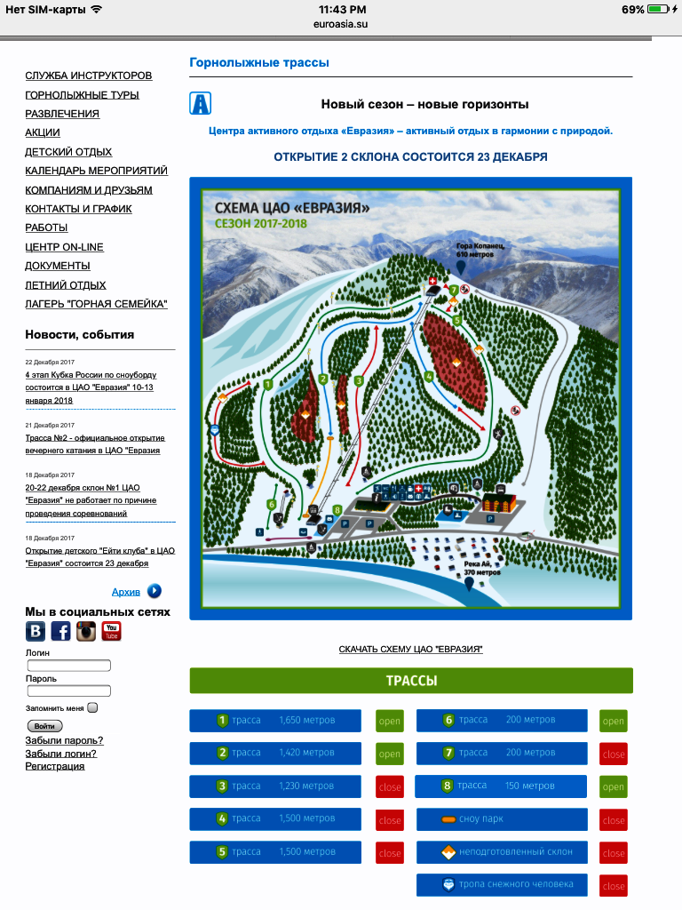 Евразия куса карта