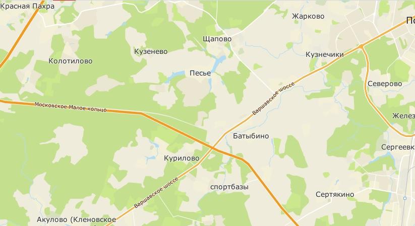 Карта осадков щапово