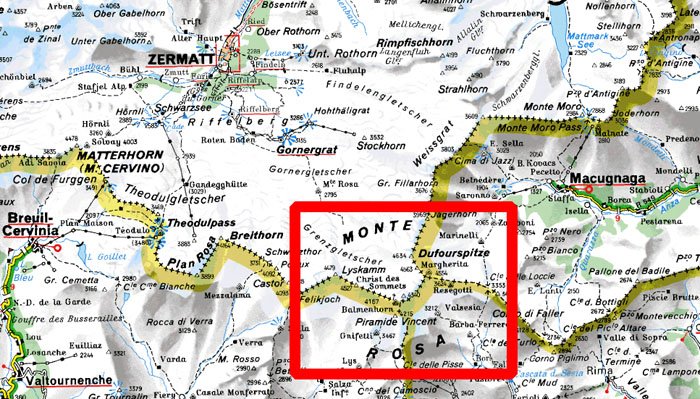 Где находится монблан в белгороде. Альпы Монблан на карте. Гора Монблан на карте. Гора Монблан на карте атласа.
