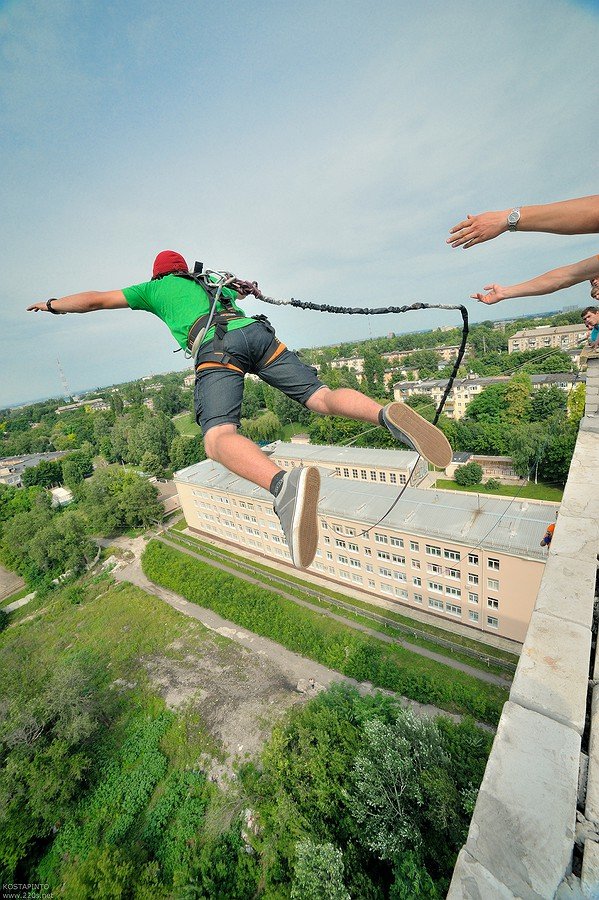 Тарзанка прыжок 2012